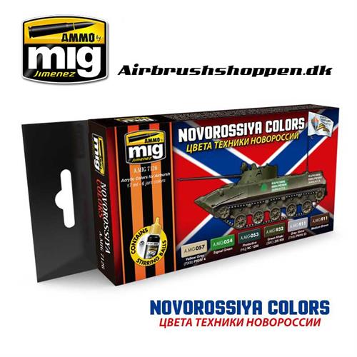 A.MIG 7126 NOVOROSSIYA COLORS Color  set 6x17ml